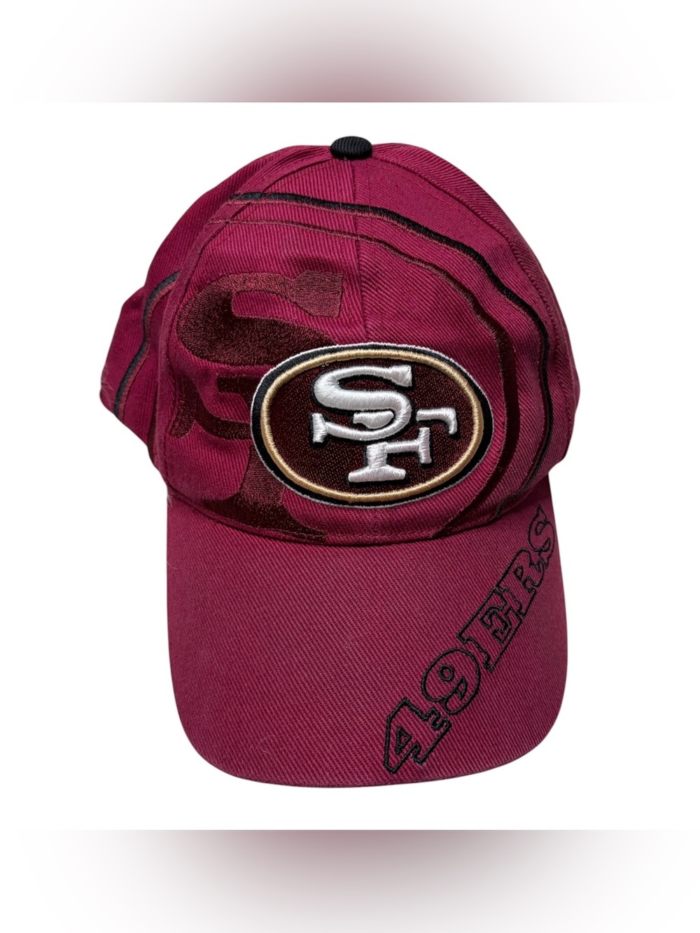 🏈🍂Vintage burgundy San Francisco 49ers baseball cap